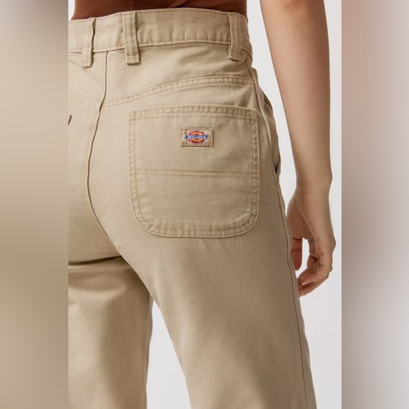 NWT Dickies Women’s Canvas Carpenter Pant 04 Stonewashed Desert Sand workwear - Picture 5 of 12